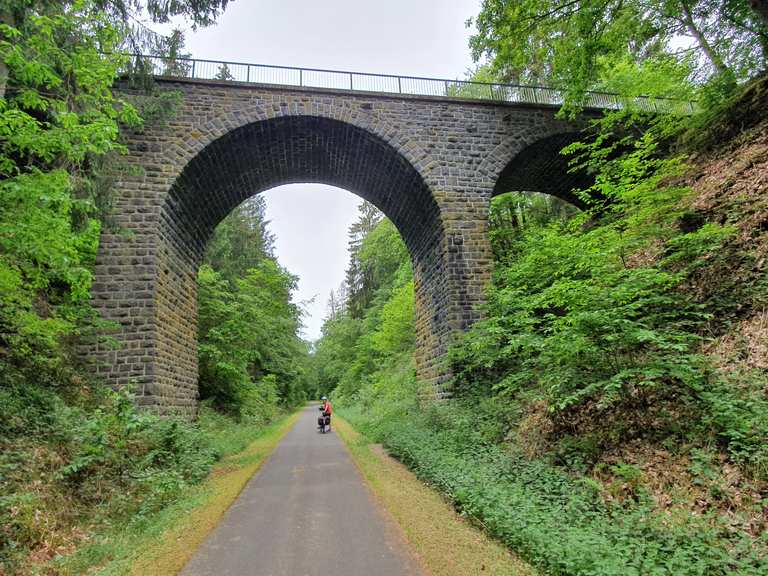 GrünewaldViadukt Schöne Viadukte Runde von Ürzig (DB) Fahrradtour
