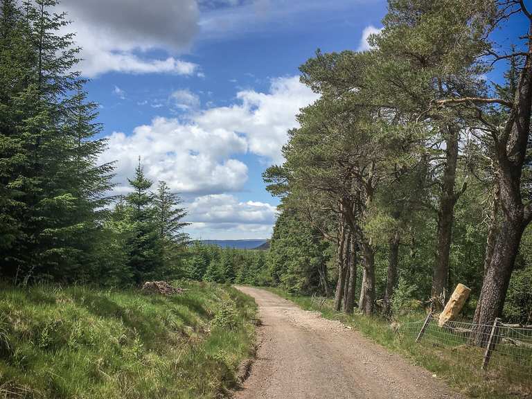 Loch Thom loop from Largs Clyde Muirshiel Regional Park Fahrradtour