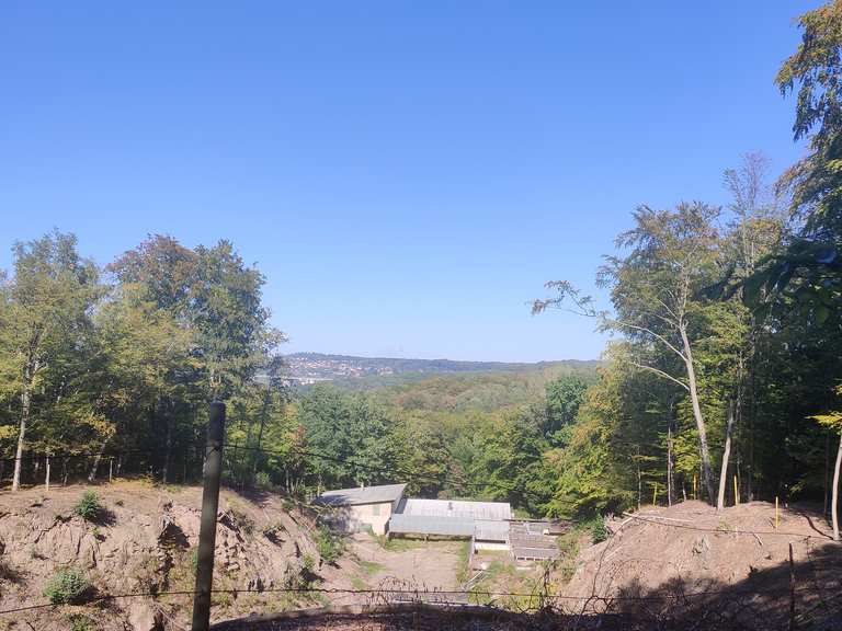 Blick auf Friedrichsthal und Bildstock Wanderungen und Rundwege komoot