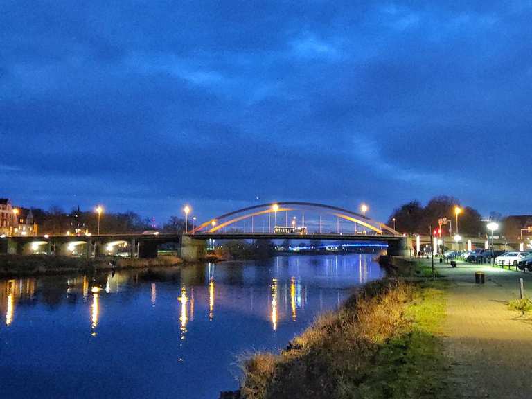 Alte Brücke über die Bastau Minden Alte Stadtmauer Runde von Minden