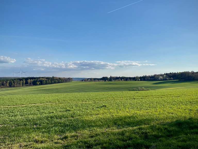 Schloss Erbach Rastplatz hohe Strasse Runde von Fürth