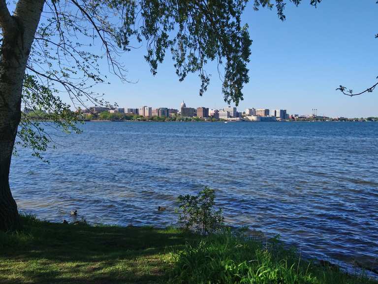 Lake Monona Loop in Madison bike Tour Komoot