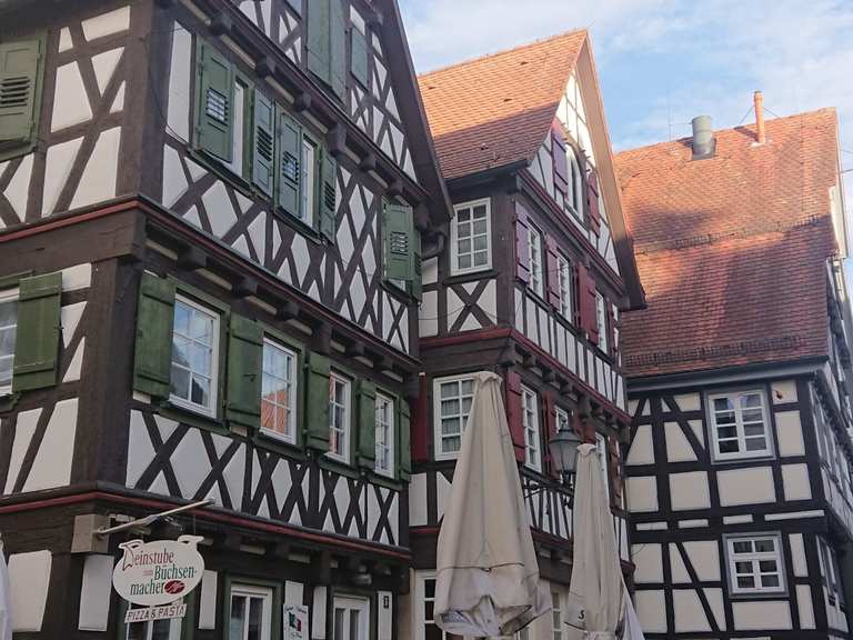Innenstadt Schorndorf – Marktplatz Loop from Schorndorf-Hammerschlag ...