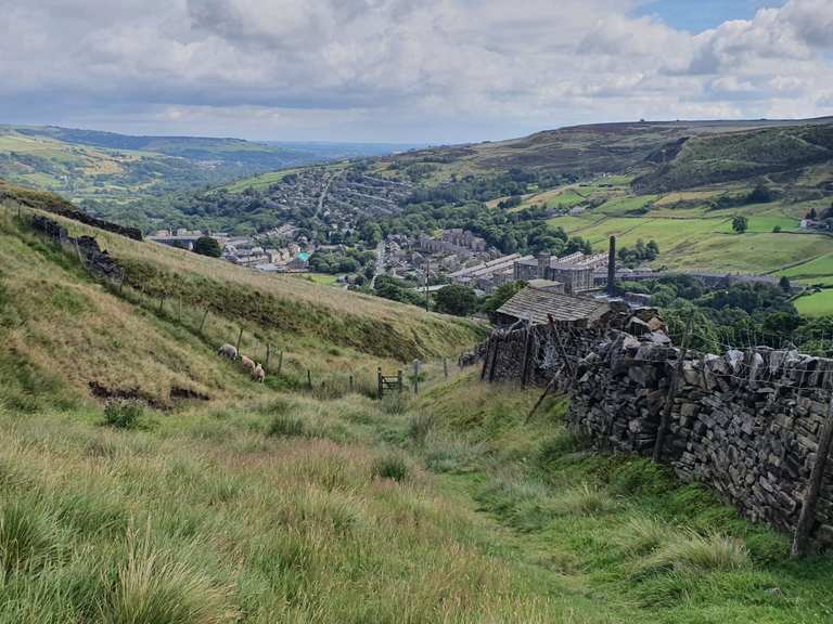 View of Marsden – Hills near Marsden Loop from Clough | hike | Komoot