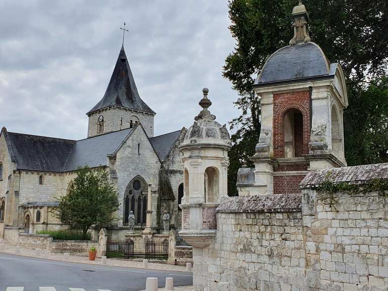 Wandelroute vanuit SainteMargueritesurDuclair wandeling Komoot