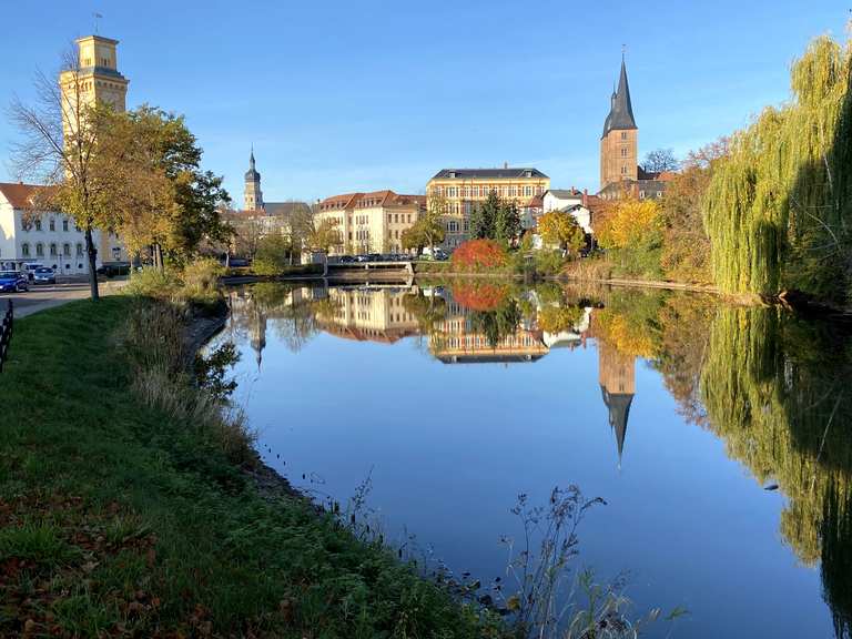 Teichpromenade Blaue Flut Wanderungen und Rundwege komoot