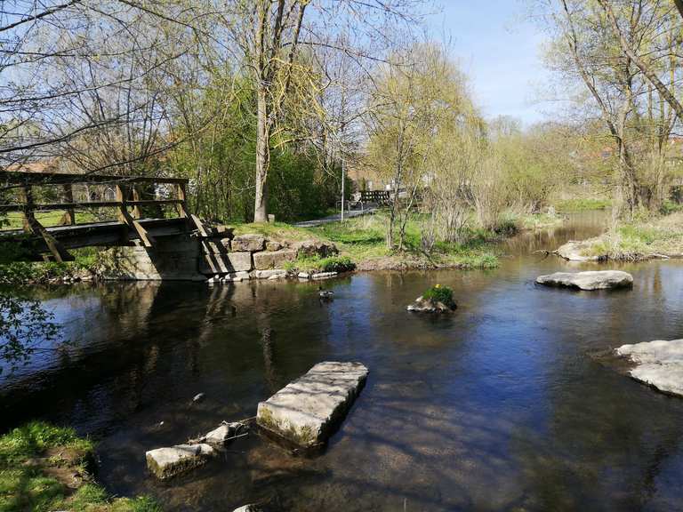 Bahnhof Nordheim v.d.Rhön Ruhebank am Hundsrück Runde