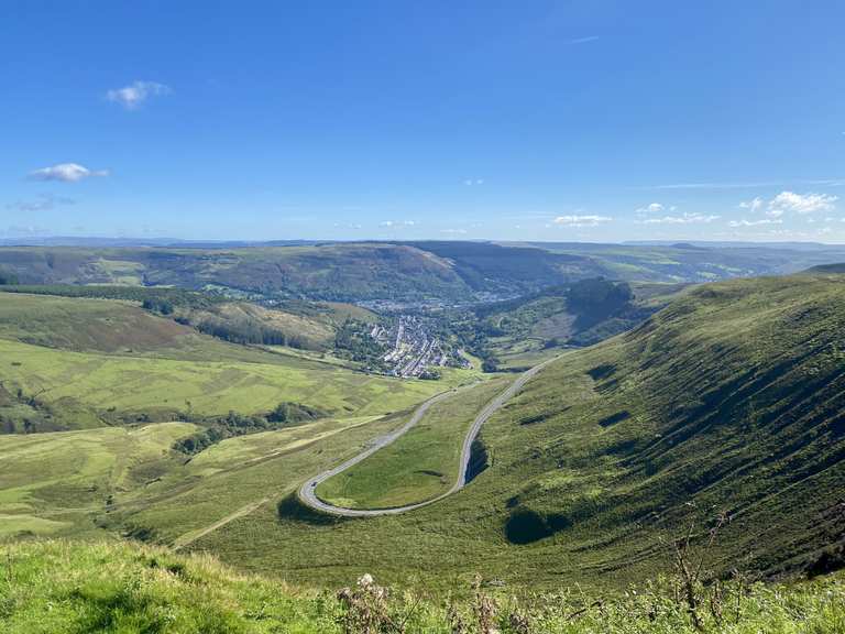 The Bwlch Road Cycle Routes and Map Komoot