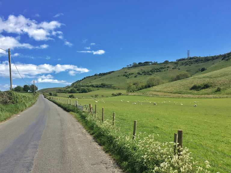 Clappers Lane at Edburton Road Cycle Routes and Map Komoot