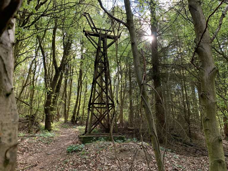 Stellbergsee Fuldabrücke Runde von EdermündeGrifte Fahrradtour