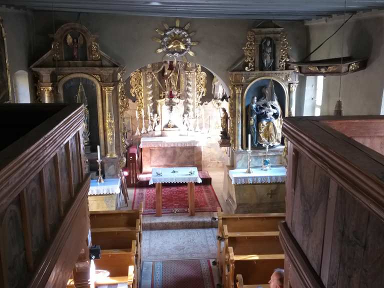 St.Moritz Kapelle bei Leutenbach Wanderungen und Rundwege komoot