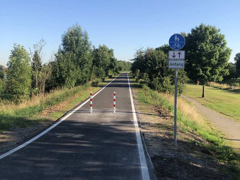 fahrrad strecke von hamburg finkenwerder nach ostrauderfehn
