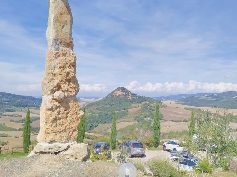 da san giminiano a volterra in bicicletta