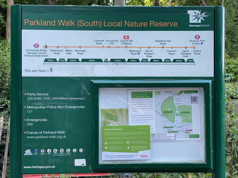 Parkland Walk Cycle Routes and Map | Komoot