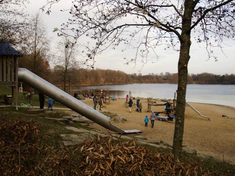 Wasserspielplatz Uettelsheimer See Wanderungen und Rundwege komoot