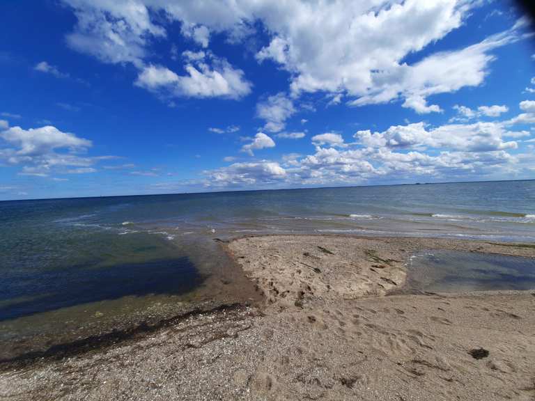 Palmer Ort - südlichster Punkt der Insel Rügen / Halbinsel Zudar Routes ...