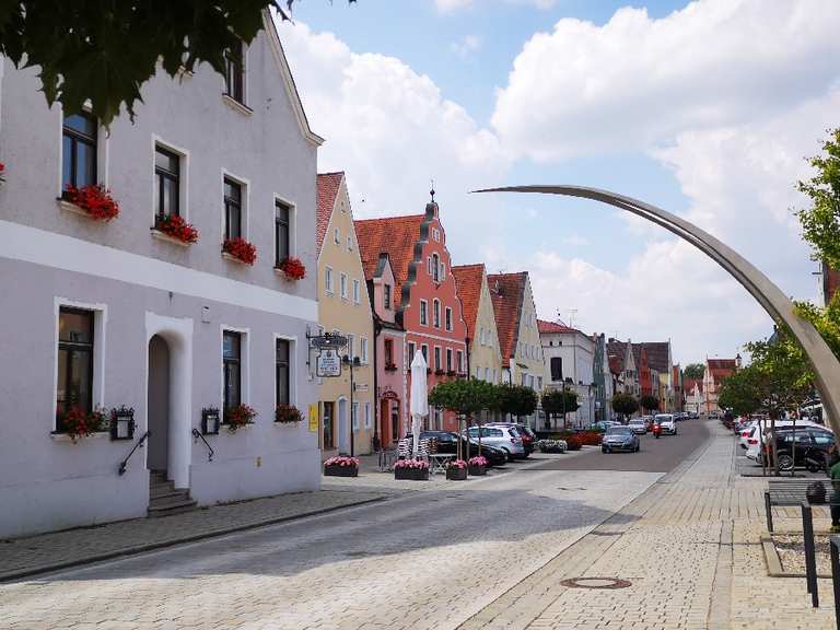 Stadtpark Rain am Lech Rain am Lech Runde von Meitingen Fahrradtour