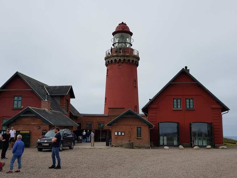 Bovbjerg Fyr - Der rote Leuchtturm direkt an der Kante ...