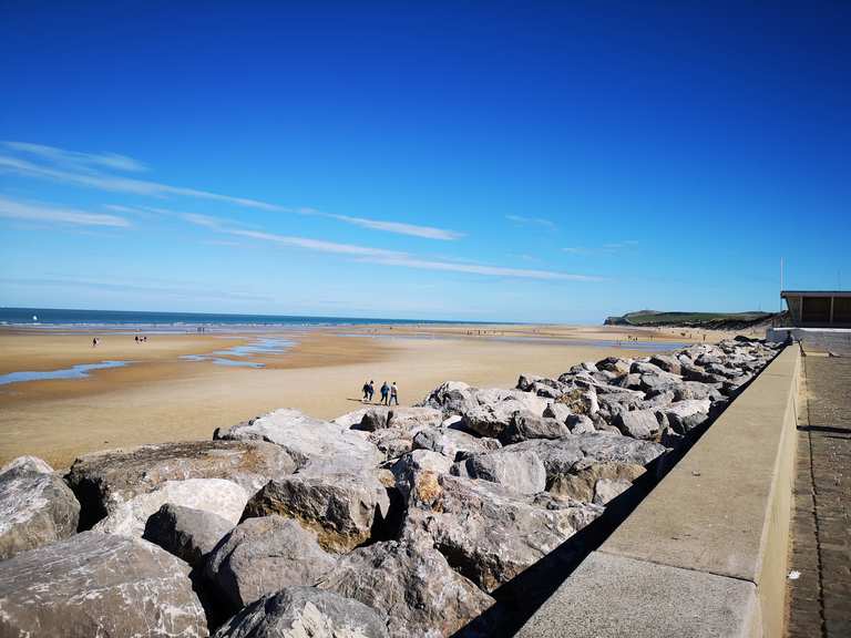 Superbe panorama Cap GrisNez Circuit à partir de Wissant randonnée