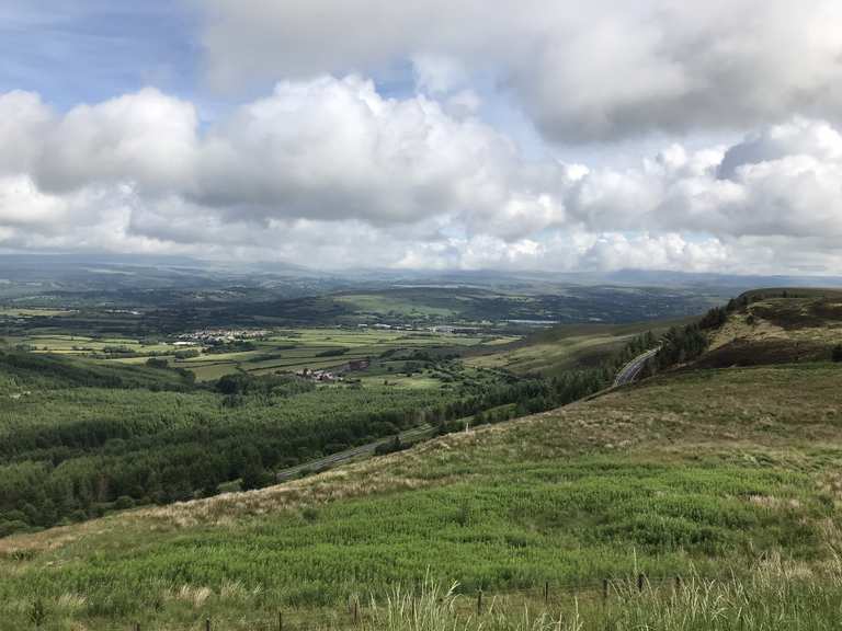 View of the Rhigos Rennradfahren und Rennradtouren komoot