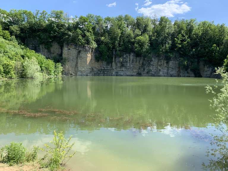 Ehemaliger Steinbruch Weiler zum Stein MountainbikeTouren und Trails komoot