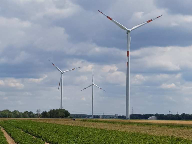 Fahrrad Schiefbahn