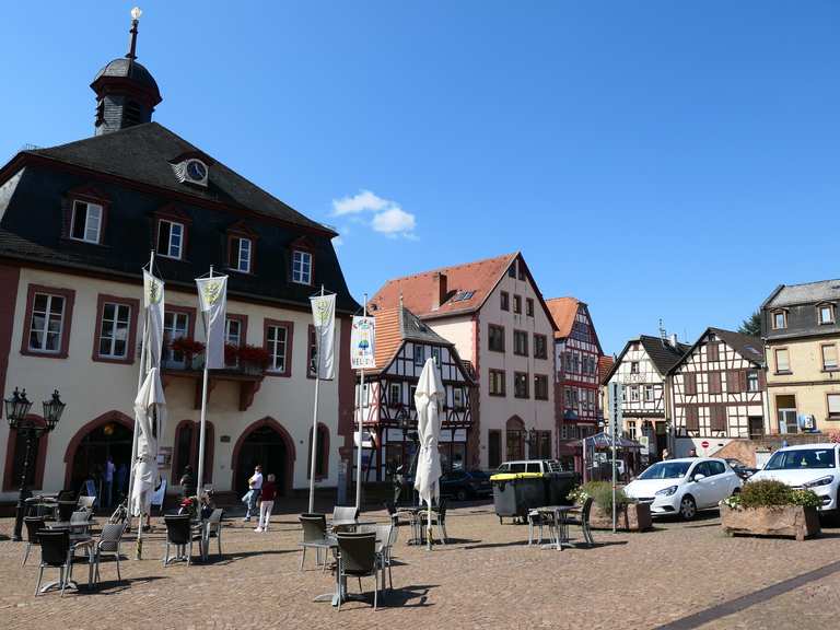 Gelnhausen Untermarkt mit Romanischem Haus Gelnhausen