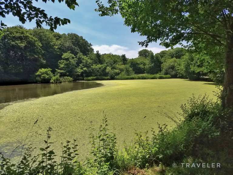 Mühle und Teich/Bach von Kergouanton Radtouren und Radwege komoot