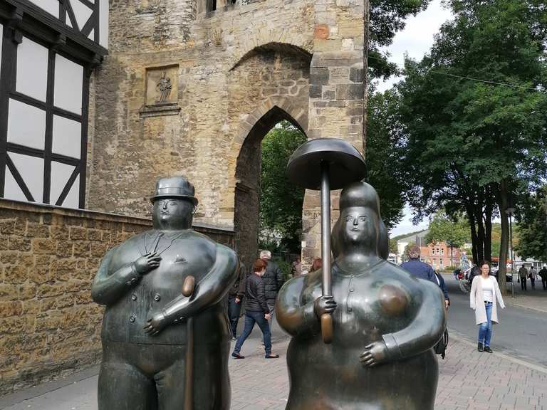 Rosentor Skulpturen Goslar: Wanderungen und Rundwege | komoot