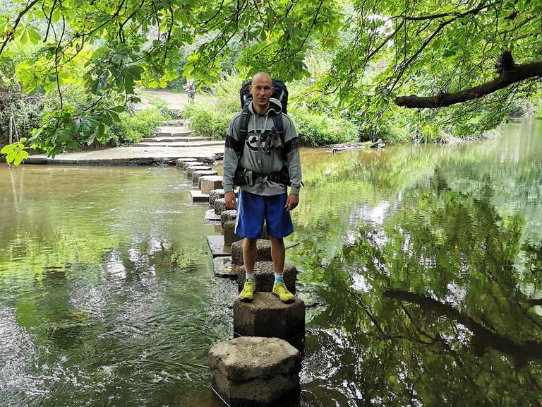 River Mole stepping stones Routes for Walking and Hiking Komoot