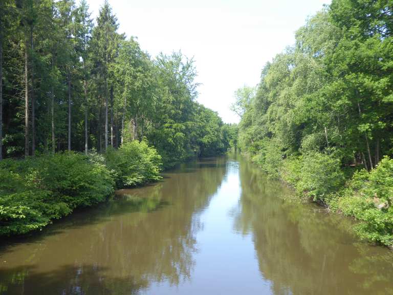 Schattige Waldwege Schloss Lütetsburg Runde von