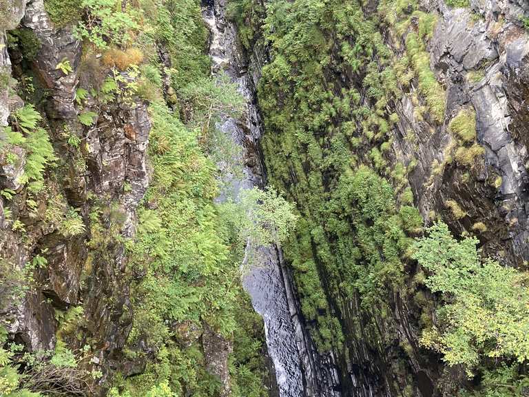 Corrieshalloch Gorge - Cycle Routes and Map