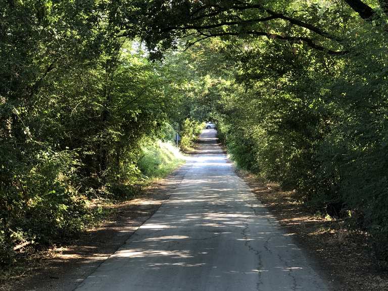 Ansa del fiume Torrente Idice Loop from Bologna Zanolini mountain