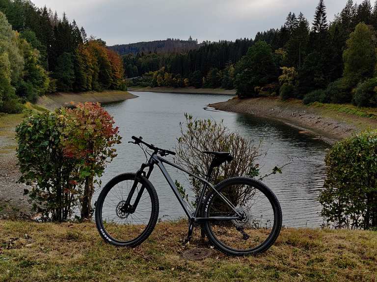 Genkeltalsperre Fahrrad Rund Um Die Genkeltalsperre