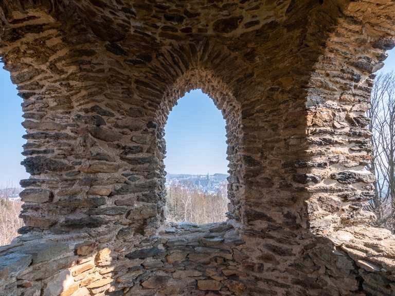 Burgruine Schreckenberg Wanderungen und Rundwege komoot