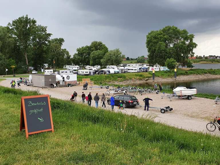 Camping Land an der Elbe fietsroutes en kaart Komoot