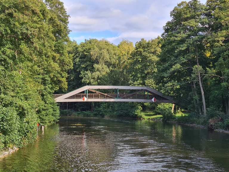 Schleuse Himmelpfort – Fahrradbrücke über die Woblitz Loop from ...