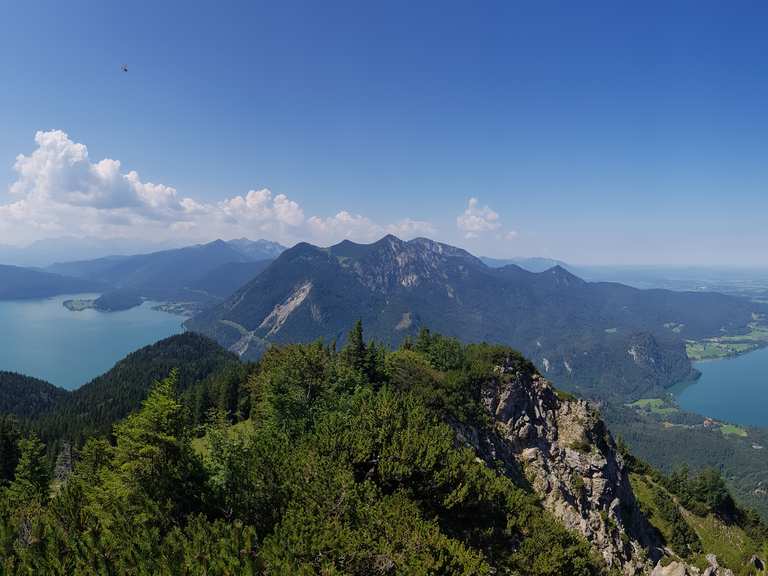 Blick auf den Walchensee – Walchensee Ostufer Runde von Kochel am See | Wanderung | Komoot