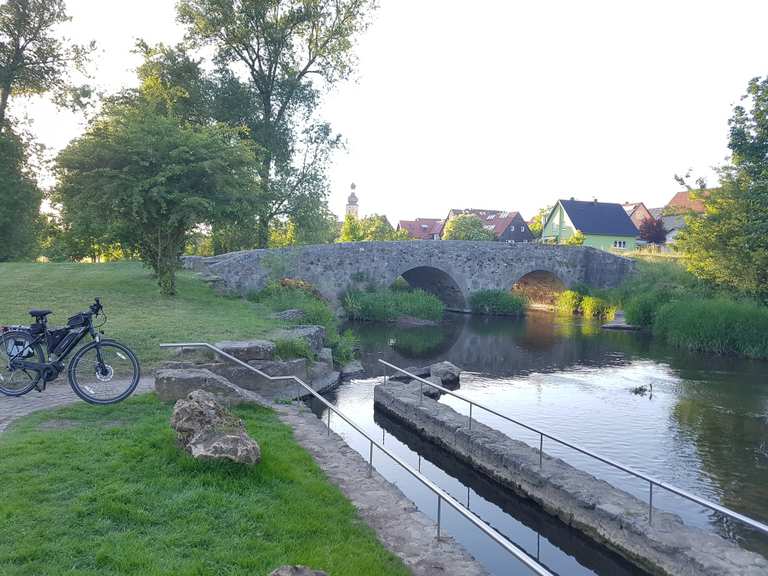 Kneippbecken Stockheim Unterfranken, Bayern Radtouren