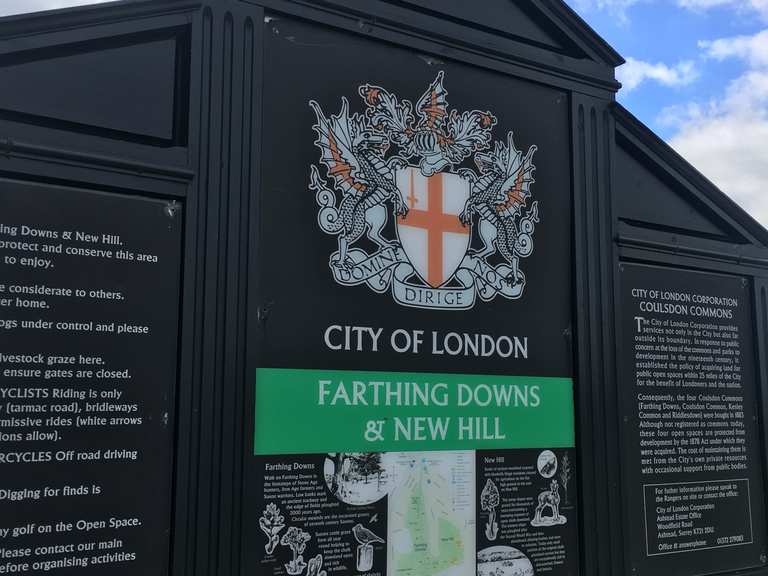 Farthing Downs - Road Cycle Routes and Map | Komoot