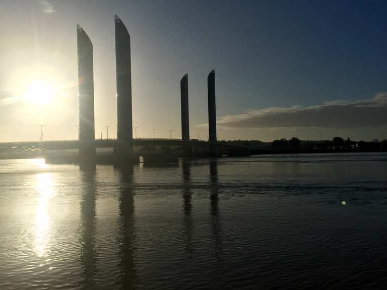 tour des quais bordeaux km