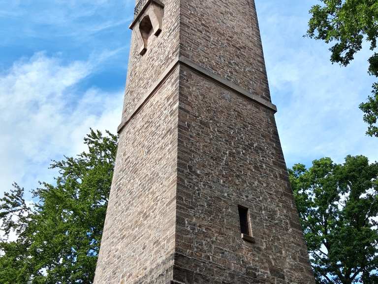 Bismarckturm – Bismarcktum bei Neustadt/Orla Loop from Zwackau | hike ...