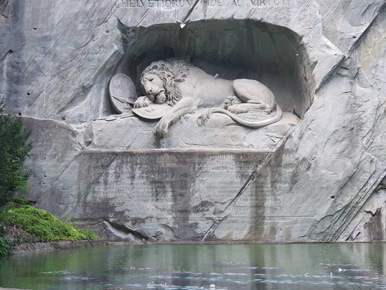 Löwendenkmal Wanderungen und Rundwege komoot