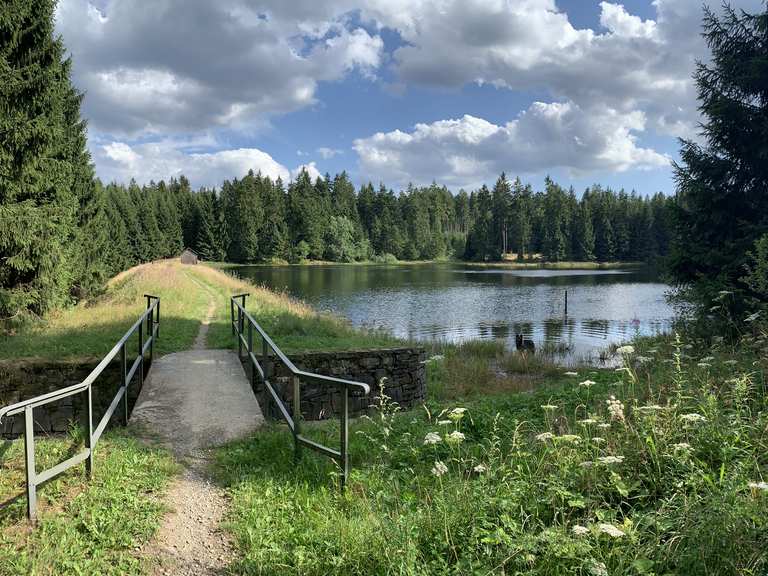 Oberer Hahnebalzer Teich (HWN 141) Wanderungen und Rundwege komoot