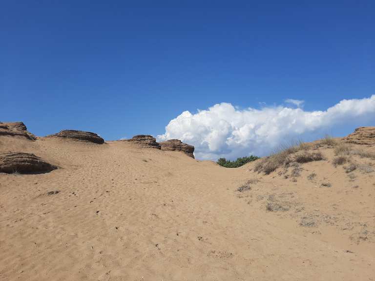 Dünen bei Ágios Geórgios Argirádon Routes for Walking and Hiking Komoot