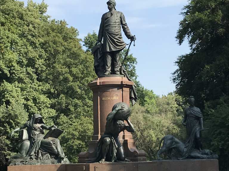 BismarckNationaldenkmal Wanderungen und Rundwege komoot