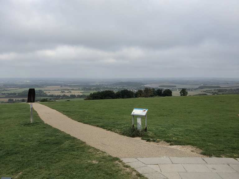 Dunstable Downs National Trust Cafe Road Cycle Routes and Map Komoot