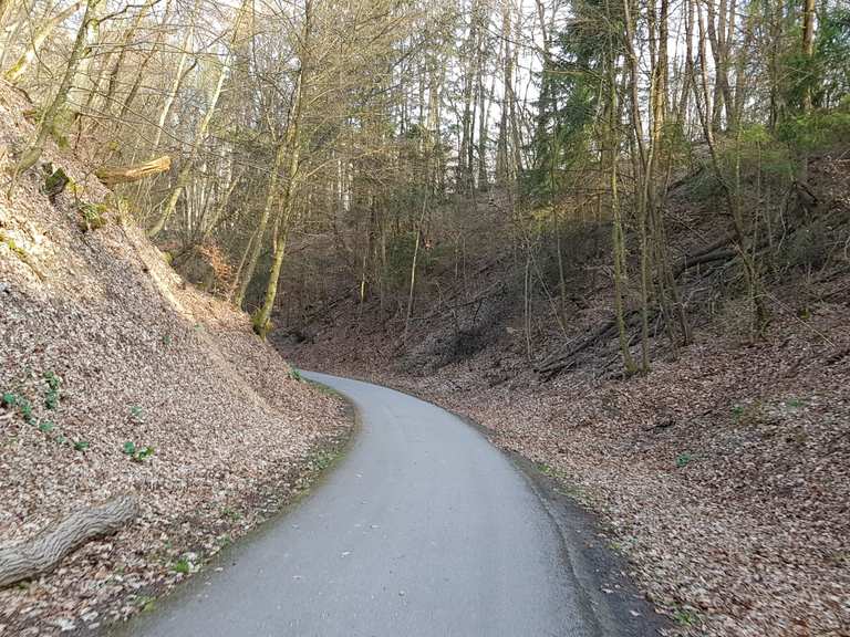 Ehemalige Bahntrasse Echternach nach Luxemburg