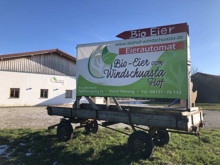 Kraftwerk Neufinsing Schöner Bach Runde von Neufinsing Fahrradtour