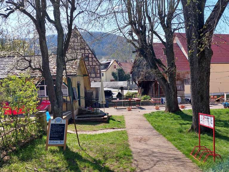 Glücksmühle Biergarten MountainbikeTouren und Trails komoot